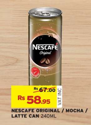 NESCAFE ORIGINAL / MOCHA / LATTE CAN
