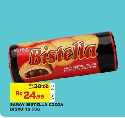 SARAY BISTELLA COCOA BISCUITS