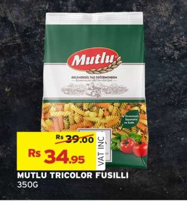 MUTLU TRICOLOR FUSILLI