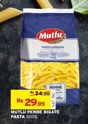 MUTLU PENNE RIGATE PASTA 500G