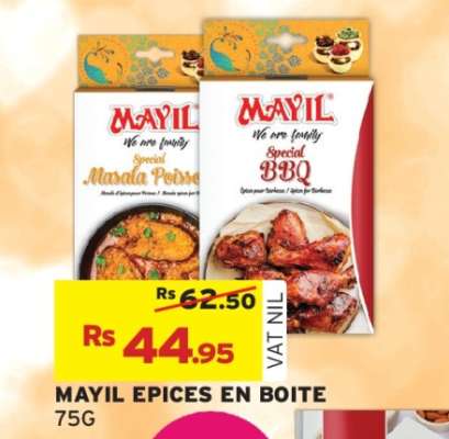 MAYIL ÉPICES EN BOITE