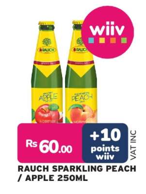 RAUCH SPARKLING PEACH / APPLE 250ML
