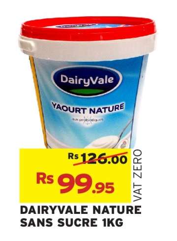 DAIRYVALE NATURE SANS SUCRE 1KG