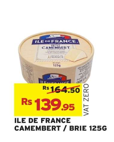 ILE DE FRANCE CAMEMBERT / BRIE 125G