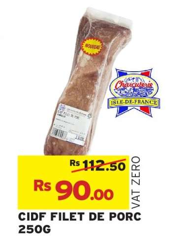 CIDF FILET DE PORC 250G