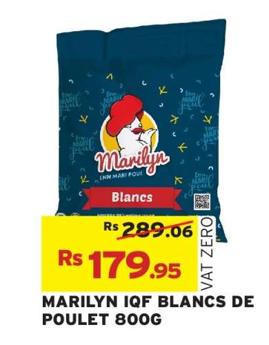 MARILYN IQF BLANCS DE POULET 800G