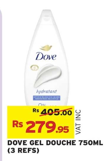 DOVE GEL DOUCHE 750ML (3 REFS)