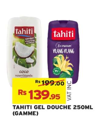 TAHITI GEL DOUCHE 250ML (GAMME)