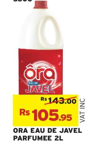 ORA EAU DE JAVEL PARFUMEE 2L