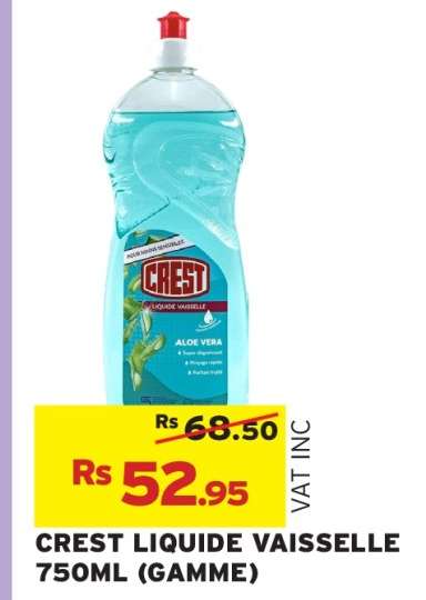CREST LIQUIDE VAISSELLE 750ML (GAMME)
