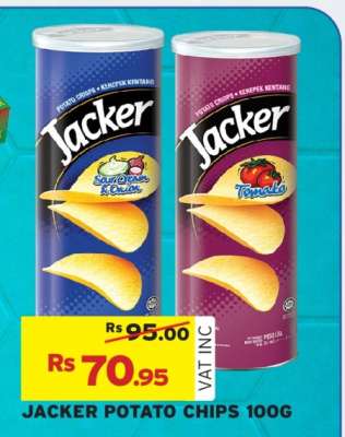 JACKER POTATO CHIPS 100G