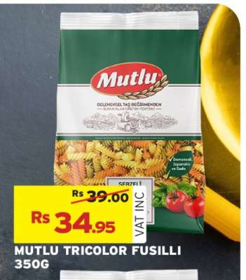 MUTLU TRICOLOR FUSILLI