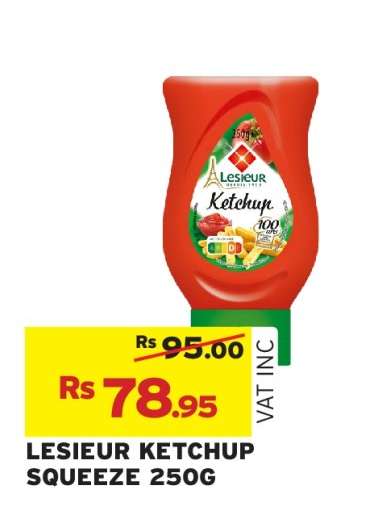LESIEUR KETCHUP SQUEEZE 250G