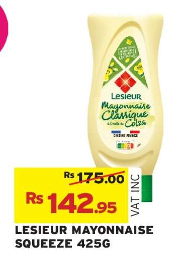LESIEUR MAYONNAISE SQUEEZE 425G