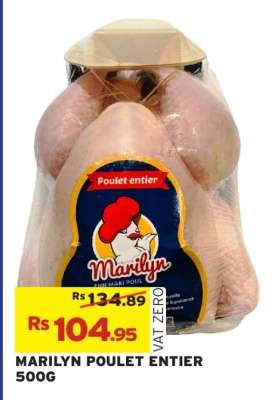 MARILYN POULET ENTIER 500G