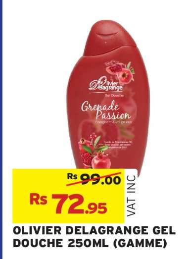 OLIVIER DELAGRANGE GEL DOUCHE 250ML (GAMME)