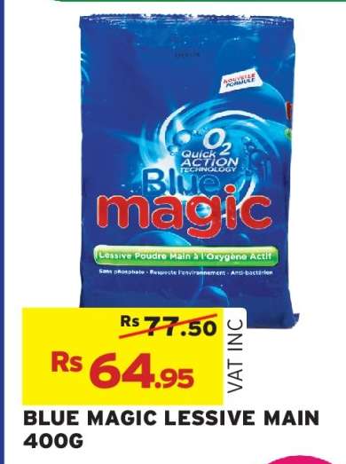 BLUE MAGIC LESSIVE MAIN 400G