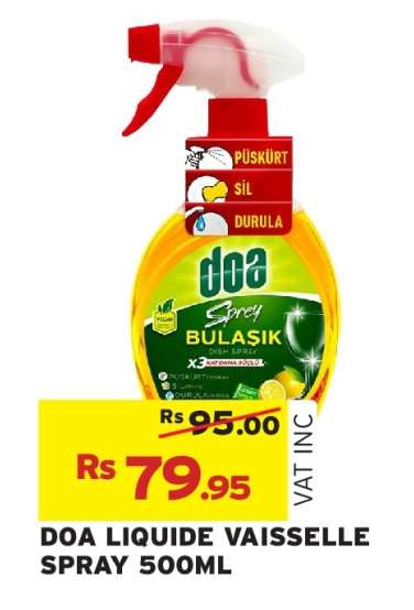 DOA LIQUIDE VAISSELLE SPRAY 500ML