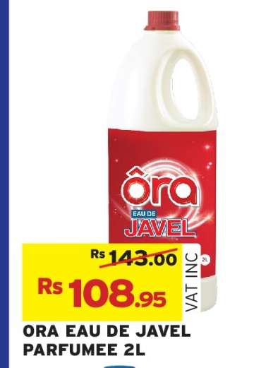 ORA EAU DE JAVEL PARFUMEE 2L