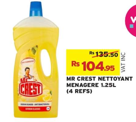MR CREST NETTOYANT MENAGERE 1.25L