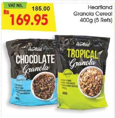 Heartland Granola Cereal 400g (5 Refs)