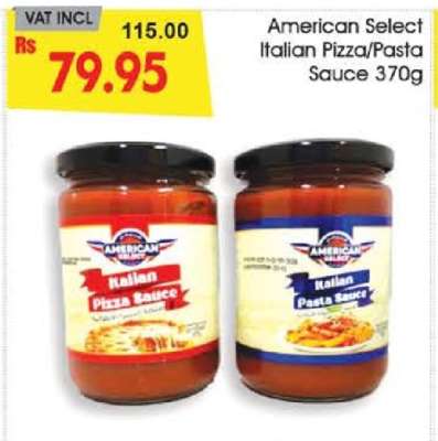 American Select Italian Pizza/Pasta Sauce 370g