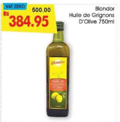 Blondor Huile De Grignons D'olive 750ml