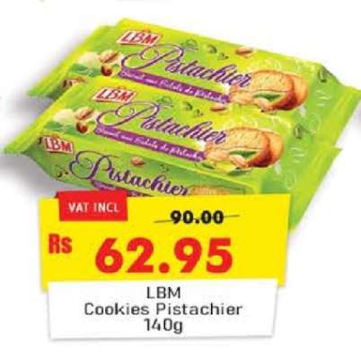 LBM Cookies Pistachier 140g
