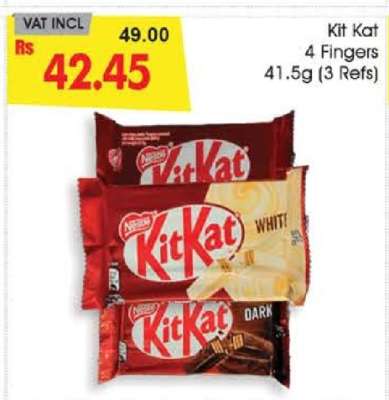 Kit Kat 4 Fingers