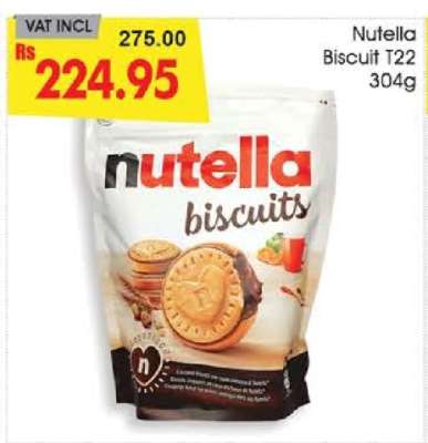 NUTELLA BISCUIT T22 304G