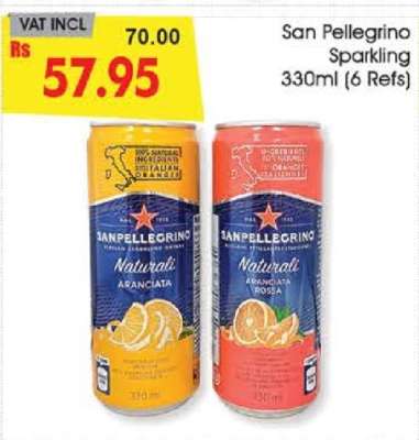 San Pellegrino Sparkling 330ml (6 Refs)