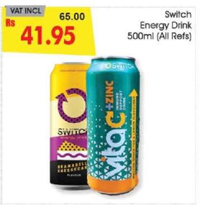 Switch Energy Drink 500ml (All Refs)