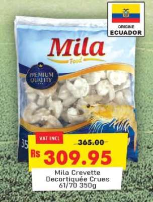 Mila Crevette Décortiquée Crues