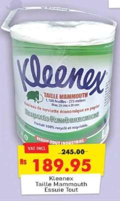 Kleenex Taille Mammouth Essuie Tout
