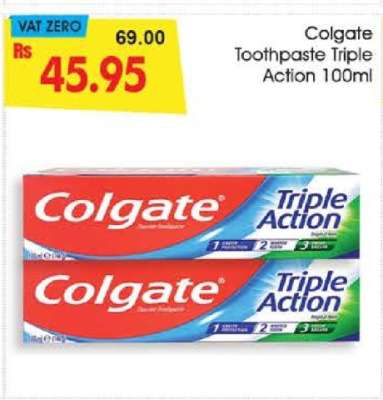 Colgate Toothpaste Triple Action 100ml