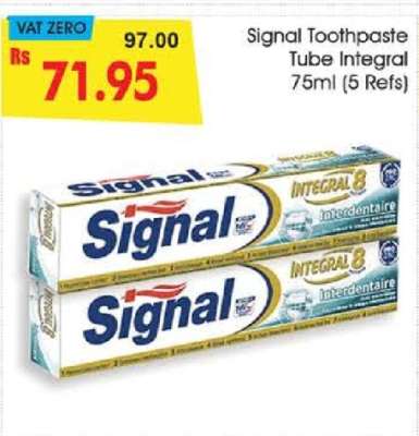 Signal Toothpaste Tube Integral