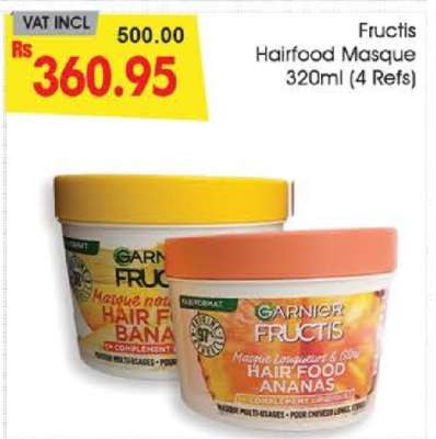 Fructis Hairfood Masque 320ml (4 Refs)