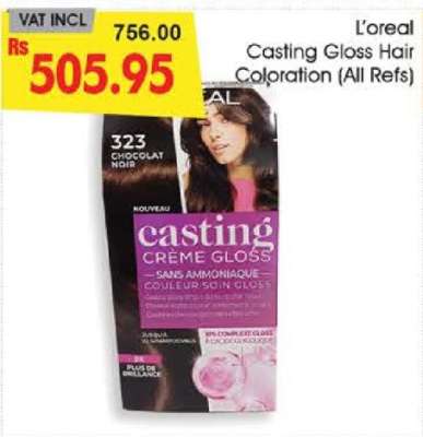 L'oreal Casting Gloss Hair Coloration (All Refs)