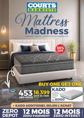 thumbnail - Catalogue Courts Mammouth - Mattress madness