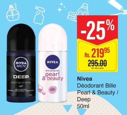 Nivea Déodorant Bille Pearl & Beauty / Deep