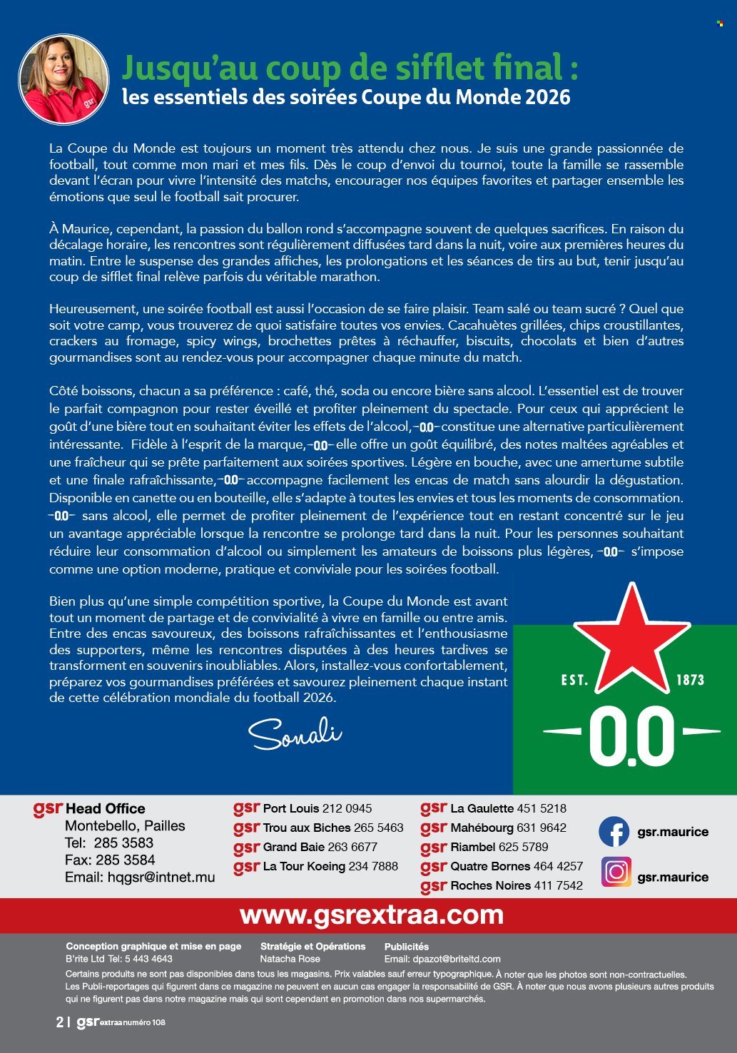 Catalogue GSR - 23/06/2026 - 19/07/2026. Page 2