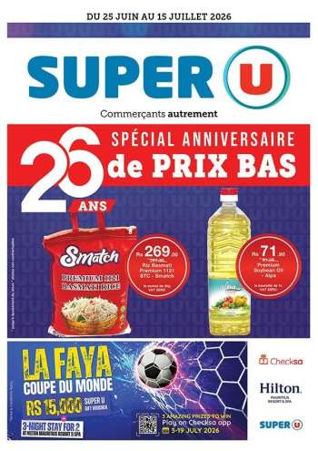 Catalogue Super U - 25/06/2026 - 15/07/2026.