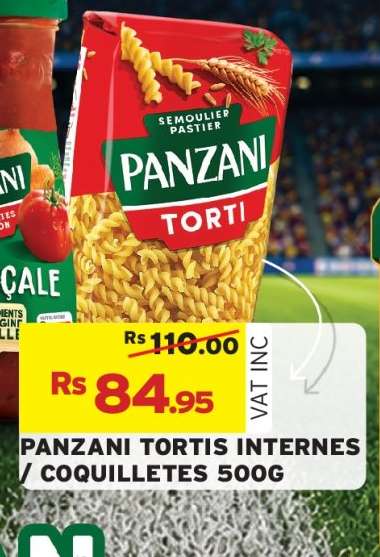 PANZANI TORTIS INTERNES / COQUILLETTES 500G