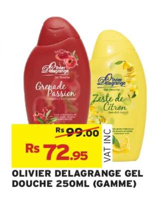 OLIVIER DELAGRANGE GEL DOUCHE 250ML (GAMME)