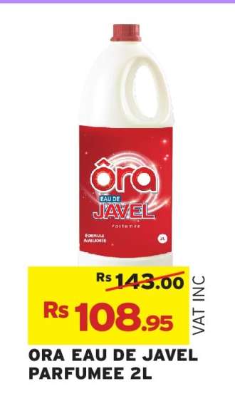 ORA EAU DE JAVEL PARFUMEE 2L