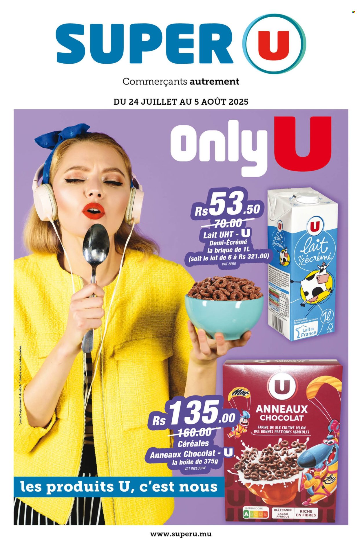 Catalogue Super U - 24/07/2026 - 05/08/2026. Page 1
