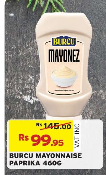 BURCU MAYONNAISE PAPRIKA 460G