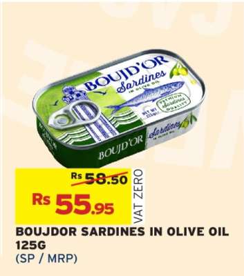BOUJDOR SARDINES IN OLIVE OIL