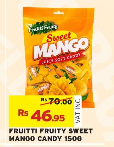 FRUITTI FRUITY SWEET MANGO CANDY 150G