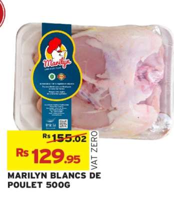 MARILYN BLANCS DE POULET 500G